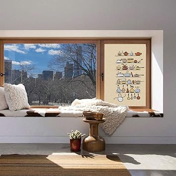  Yoliyana Vinyl Window Filmkitchen Decorwork