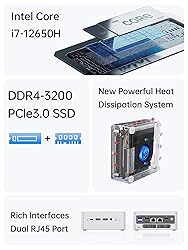 MINISFORUM Venus Series NAB6 Mini PC, 12th Gen Core