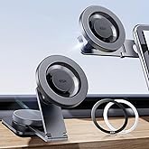 ESR for MagSafe Car Mount, Foldable Dashboard/Tesla Touchscreen Magnetic Car Phone Holder, Cell Phone Holder Mount w 2 Metal 
