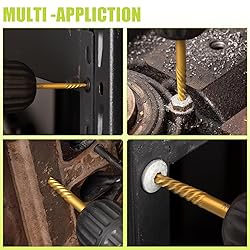 KAKILFOB Damaged Screw Extractor Set, 7 Piece Easy