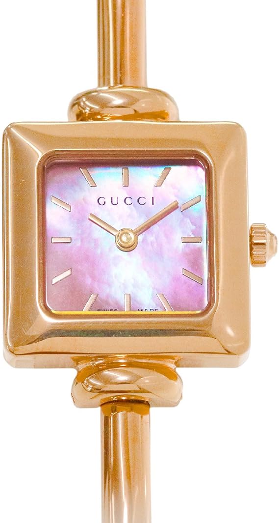 Amazon グッチ Gucci レディース 腕時計 バングル ウォッチ Ya 1900l ピンクシェル 文字盤 ピンクゴールド Pgp クォーツ 中古 並行輸入品 レディース腕時計 腕時計 通販