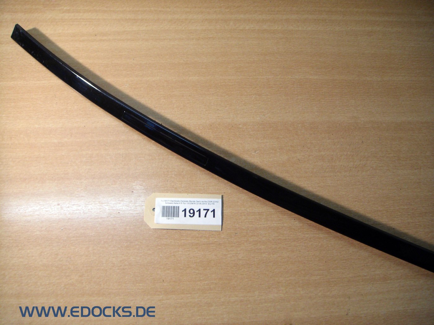 ROOF BAR STRIP TRIM Roof Right Z20R Black Astra H 5 Door Opel Amazon