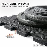 Amonax Gym Flooring Mats 60x60cm Interlocking EVA Foam 16 Tiles 64 sq ft view 2