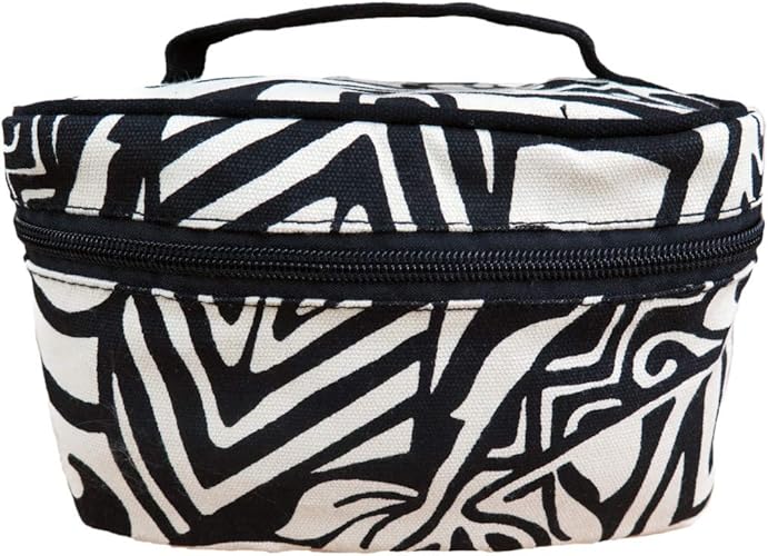 Amazon ハワイアン雑貨 ポリネシアン トライバル柄 化粧ポーチ コスメポーチ ポーチ ハワイ お土産 ベージュ ポーチ