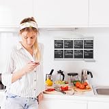 Empire Weekly Planner and Menu Board White Wood Wall Mounted view 7