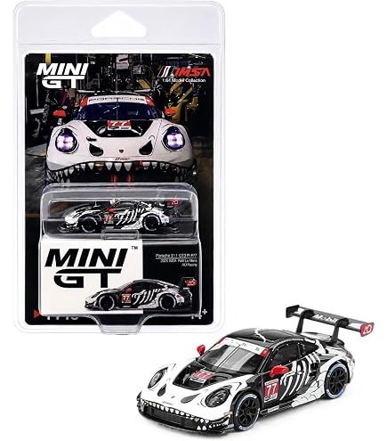 1:64 Diecast Model Car Compatible with Porsche 911 Dakar Black