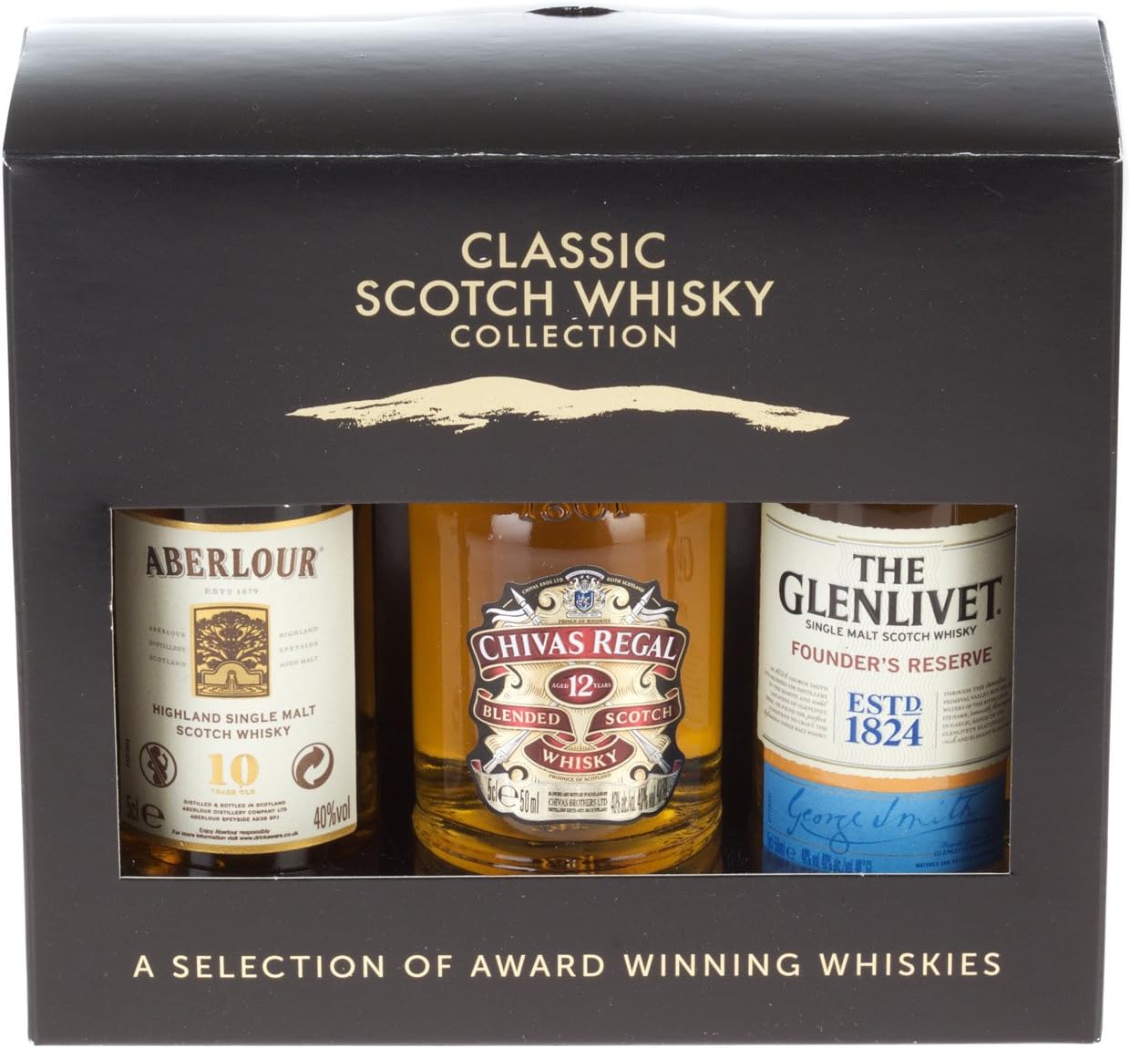 Classic Scotch Whisky Collection Gift Set (contains 3 x 5cl bottles