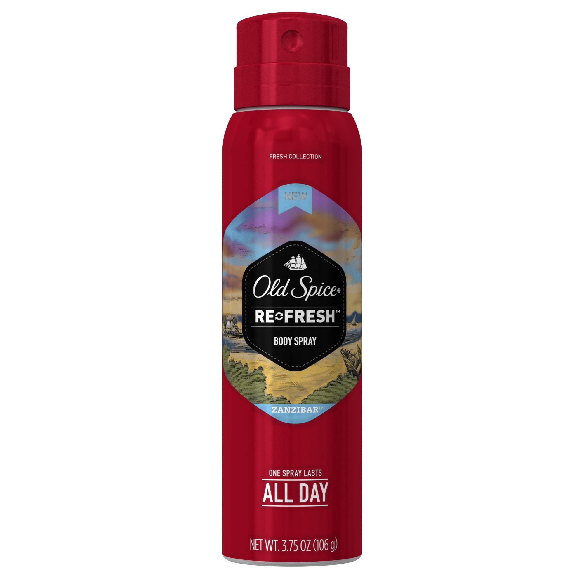 Old Spice Fresh Collection Belize Scent Men's Body Spray 4