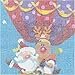 Dimensions Needlepoint Santa's Balloon Ride Personalized Christmas Stocking Kit, Printed 12 Mesh Canvas, 16'