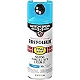 Rust-Oleum 376907 Stops Rust Custom Spray 5-in-1 Spray Paint, 12 oz, Gloss Maui Blue