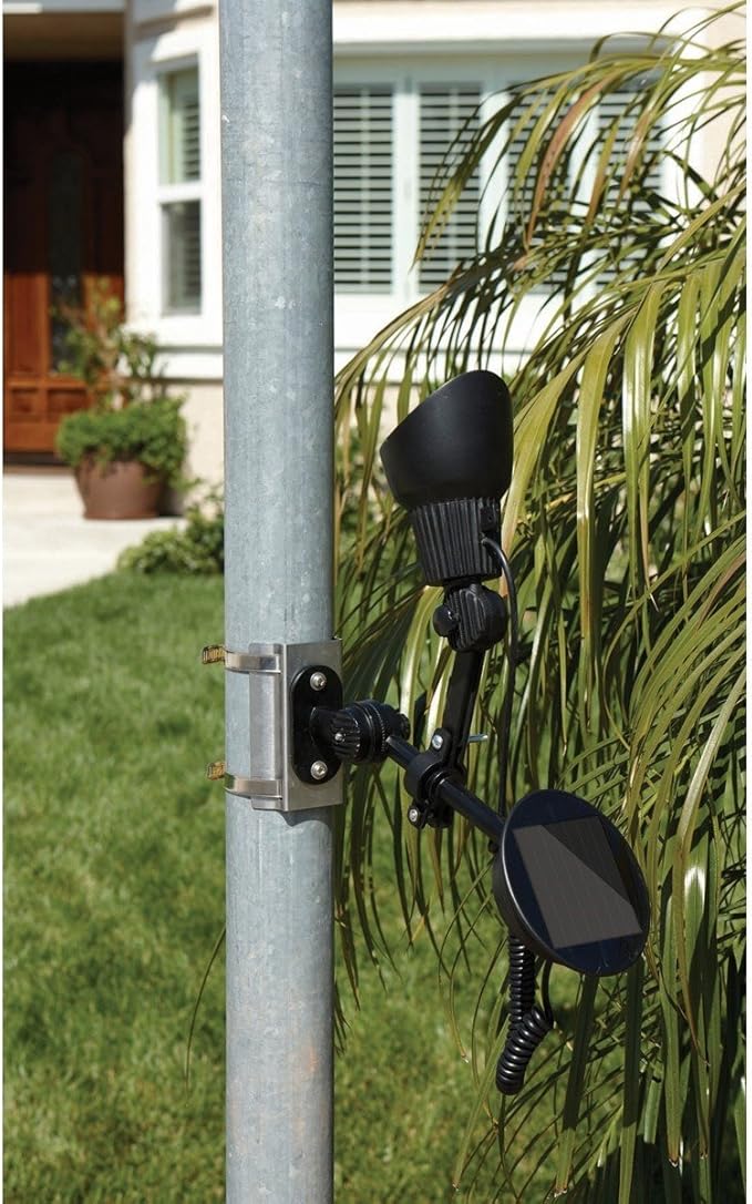 Automatic or Manual at Dusk to Dawn Flagpole Solar 15 Hour Illumination LED Light