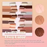 beetles Gel Polish 23 Pcs Nude Gel Nail Polish Kit Soak Off Glossy Matte Top view 3