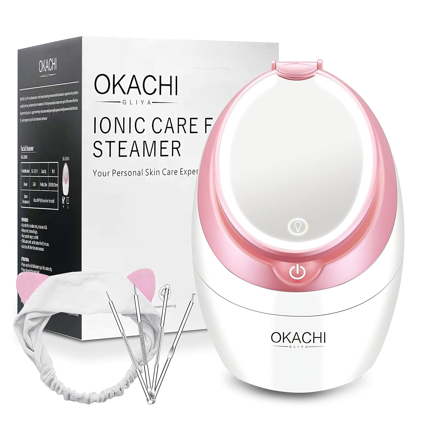 Facial Steamer Okachi Face Professional Nano Ste