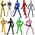 Rugwun Titan 13 Action Figure,Lucky Robot 13 Action Figures,Funny 3D Printed Multi Jointed Action Figures,Nova 13 Action Figure Desktop Decorations Game Gifts for Kids Adult (9-pcs)