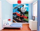 Walltastic Thomas Tank Engine Mural Wallpaper 8 x 6.6 ft 8 Panel Wall Art view 4