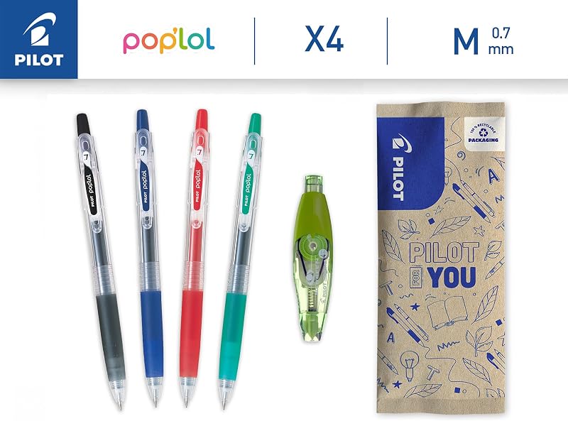 - 4 Pop'Lol + 1 Correttore - Roller Gel Retrattile - 4 Colori