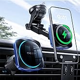 CHGeek for 15W Mag Safe Car Mount Charger, iPhone Wireless Car Charger Magnetic Car Phone Holder Mount Fit iPhone17 16 15 14 13 Magsafe Case