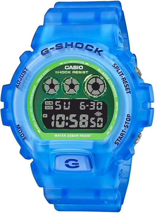 g shock blue green