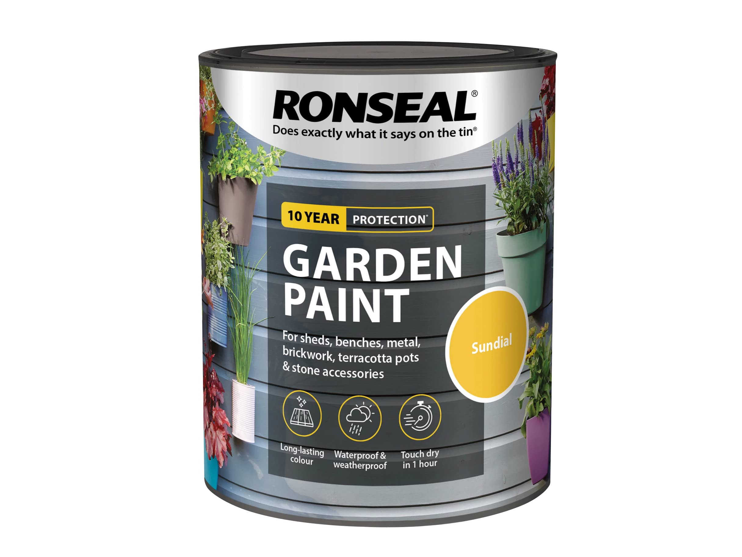 Ronseal RSLGPS750 GPS750 Garden Paint Sundial 750ml, 750 ml