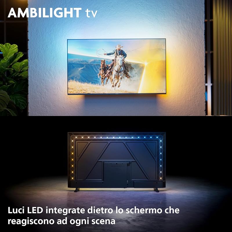 Ambilight TV 32PQS6901/12 32 Inch FHD QLED Smart TV — foto 2 di 8