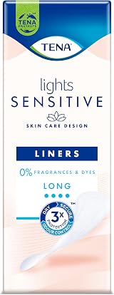 TENA Lights Long Liner 120 Count Pack 6 Unscented Lightweight Liners for Women view 2