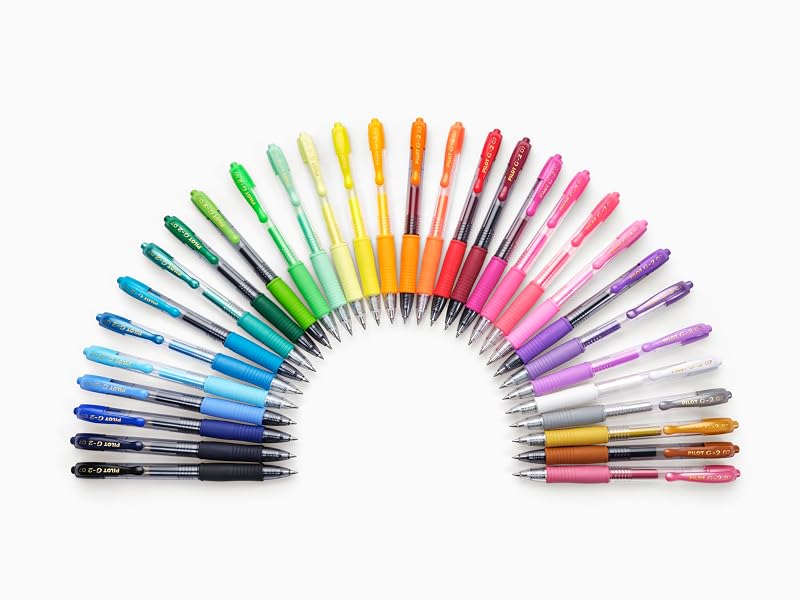 - 6 G2 Plus - Stylo Encre Gel - Rechargeable - Noir - Pointe Moyenne