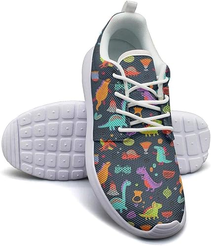 Amazon.com | FGBCVBGFNDSF Breathable Lightweight Athletic Running Shoes Unisex The-Dinosaurs 