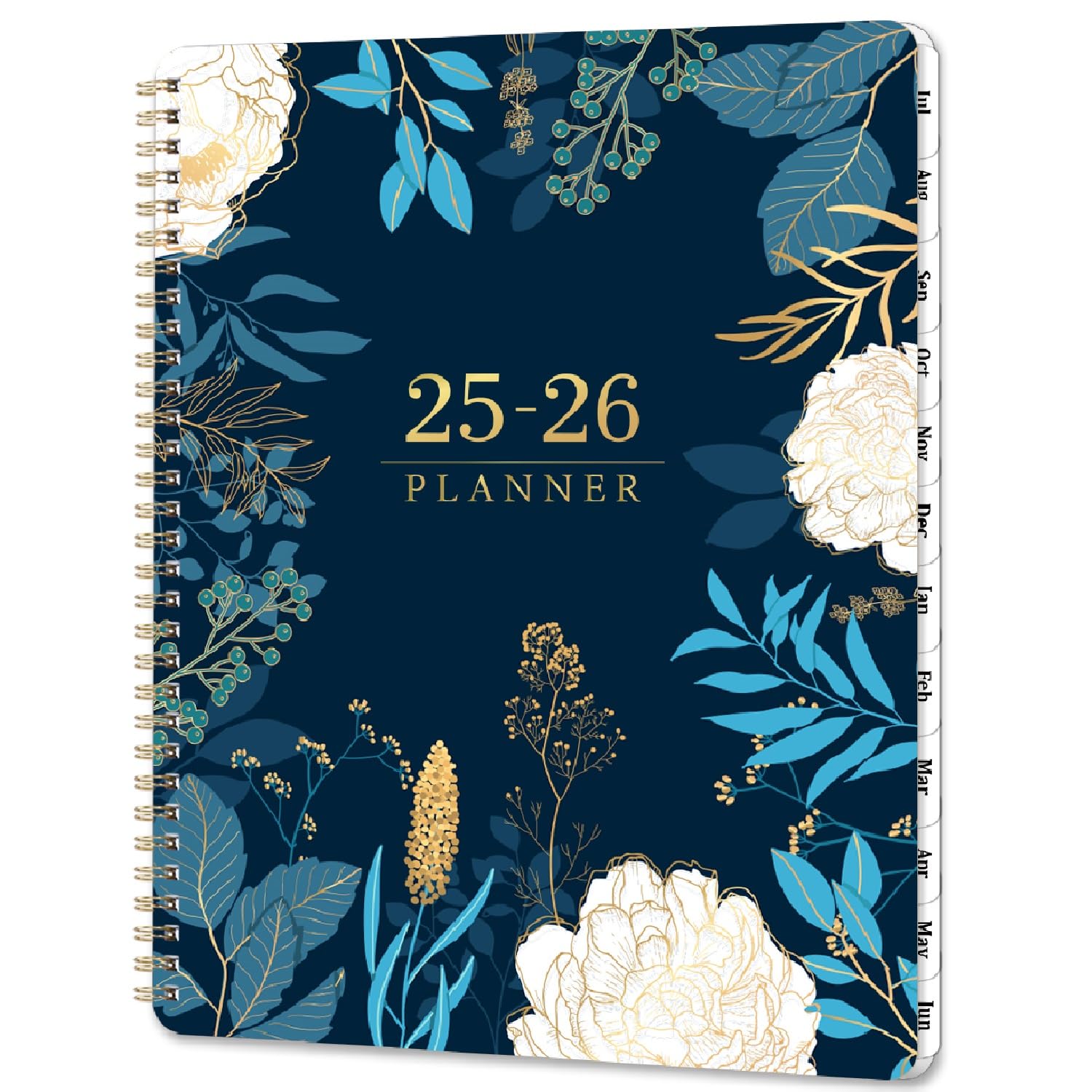 Photo 1 of 2025-2026 Planner - Academic Planner 2025-2026, July 2025 - June 2026, 7.87'' x 9.96'', Monthly Tabs, Twin-Wire Binding, Thick Paper, Organizer for Work/School