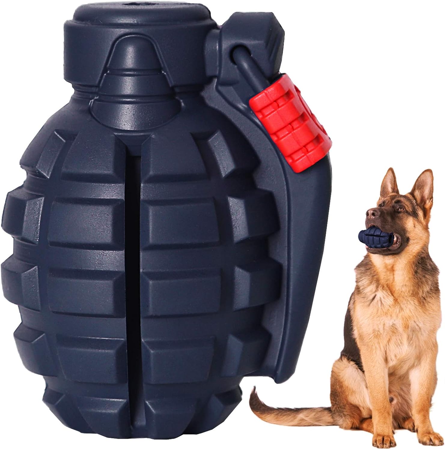 Dog Chew Toys for Aggressive Chewers Large Breed,Lifetime Replacement,Indestructible Interactive Treat Toys for Large Medium Small Dogs, Food Grade Tough Dog Toys,Fun to Chew,Chase and Fetch (Blue)