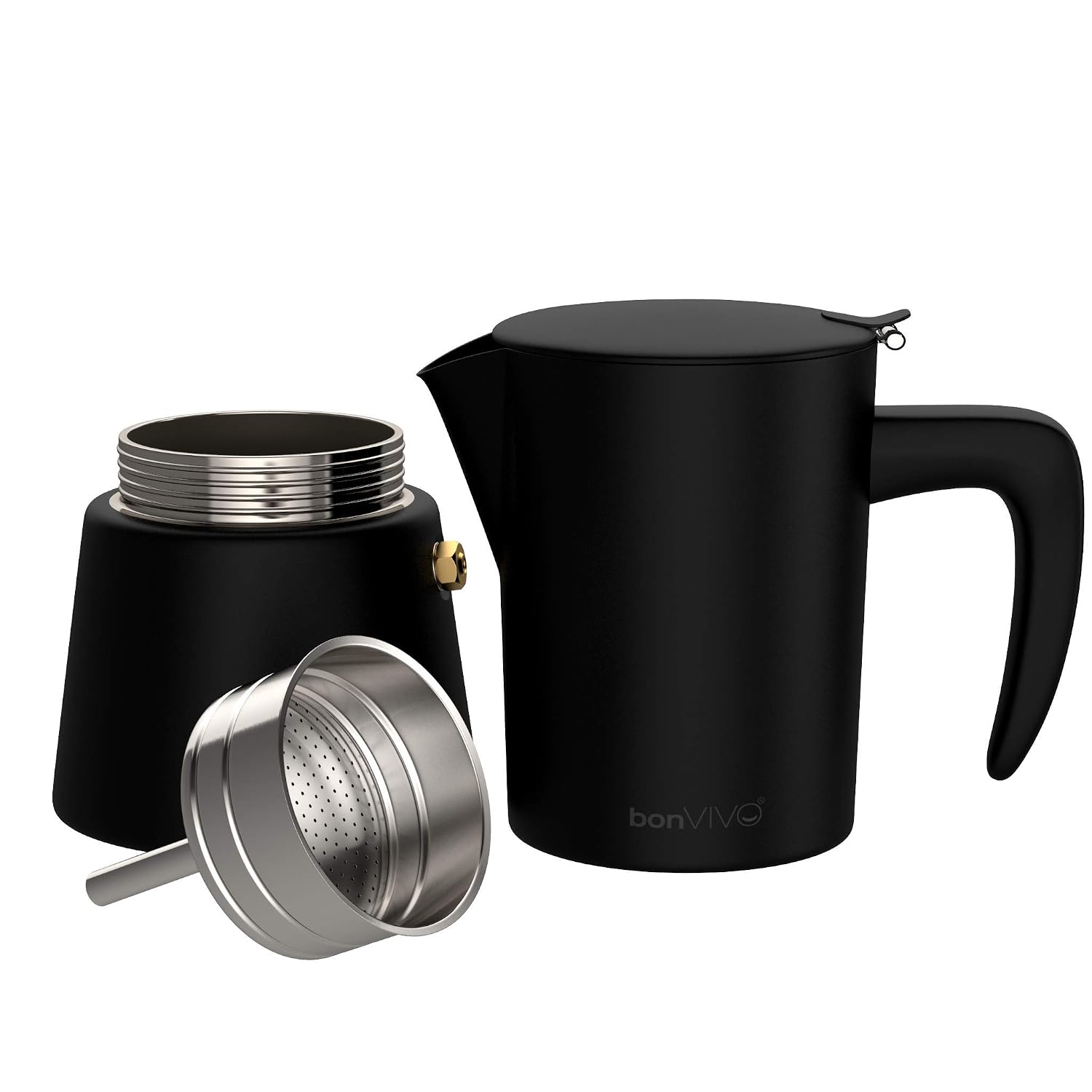 Color Cobre bonVIVO Intenca Cafetera Italiana Express De Inducción De Acero  Inoxidable Cafeteras Express para Espresso Pequeño electrodoméstico Hogar y  cocina futakuchi-hakata.com