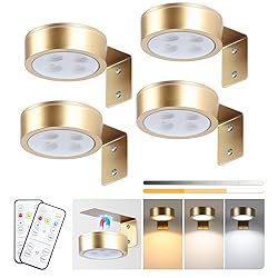 KELUOLY 4-Pack Picture Light Battery Operated