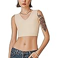 Rolewpy Chest Binder for Transgender FTM Women Binder Bra Tomboy Breast Binder Tank Top