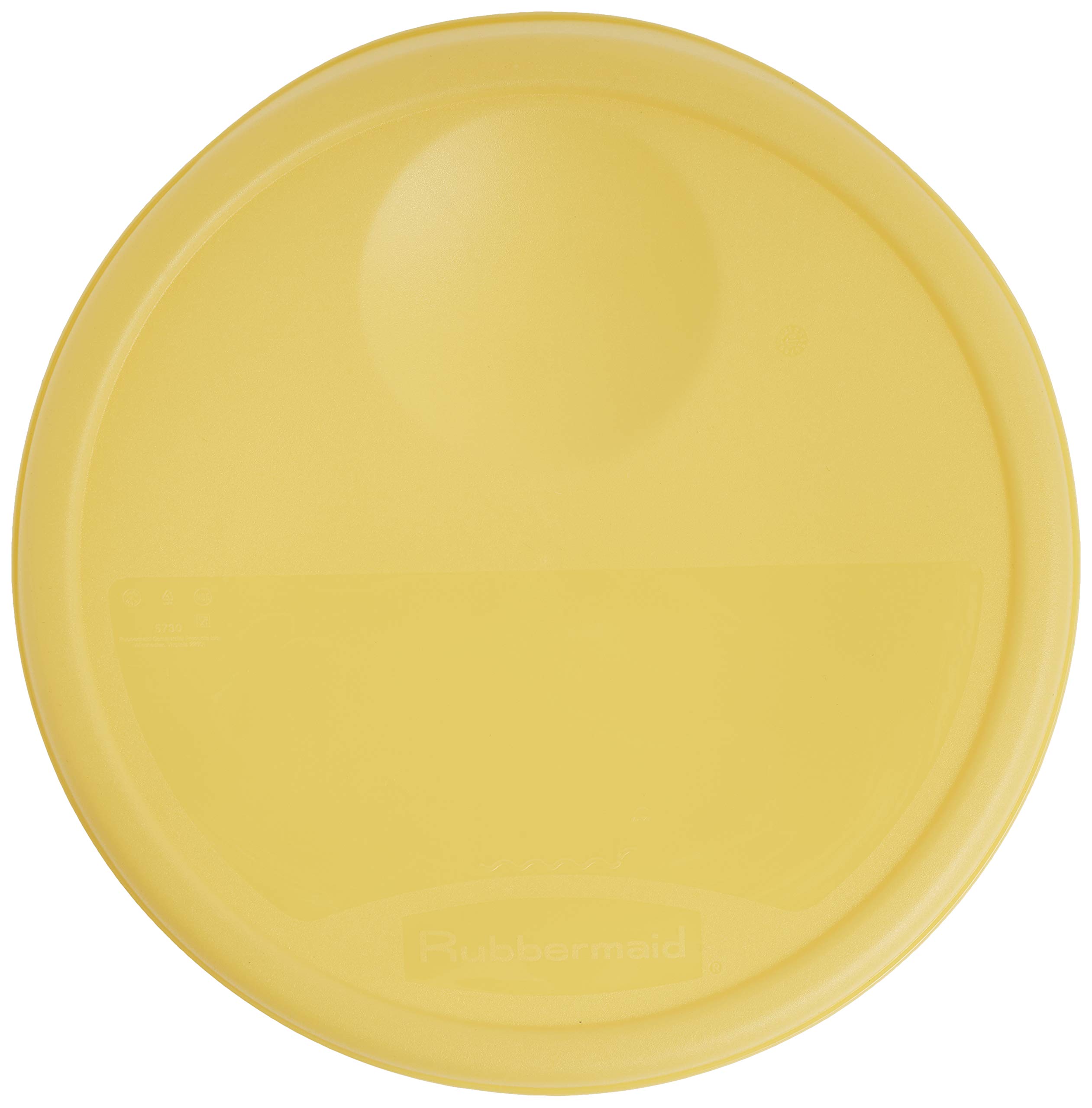 Rubbermaid Round Storage Container Lid - Yellow