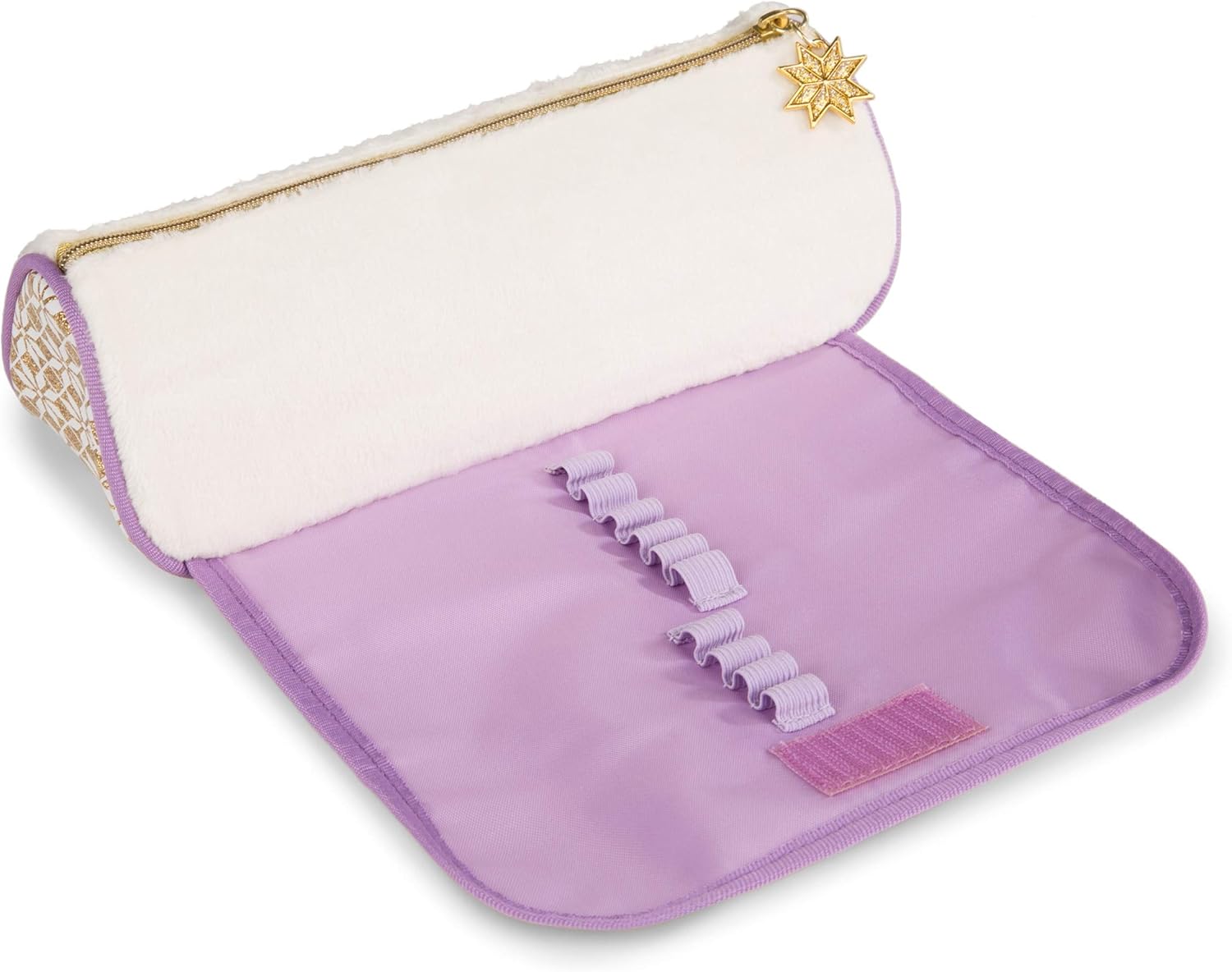NICI Pencil pouch to roll Penguin Frizzy, 19x7x7cm, Gold - Image 4