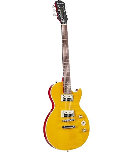Amazon.com: Epiphone Les Paul Modern Figured, Magma Orange