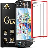 daydayup 4-Pack Screen Protector Tempered Glass for Nintendo Switch 2 [7.9 inch] 2025 with [Alignment Frame] -HD Clear Anti-Scratch Travel Transparent Clear Screen Protector
