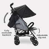 My Babiie MB02 Plus Stroller Birth to 4 Years Black & Grey view 4