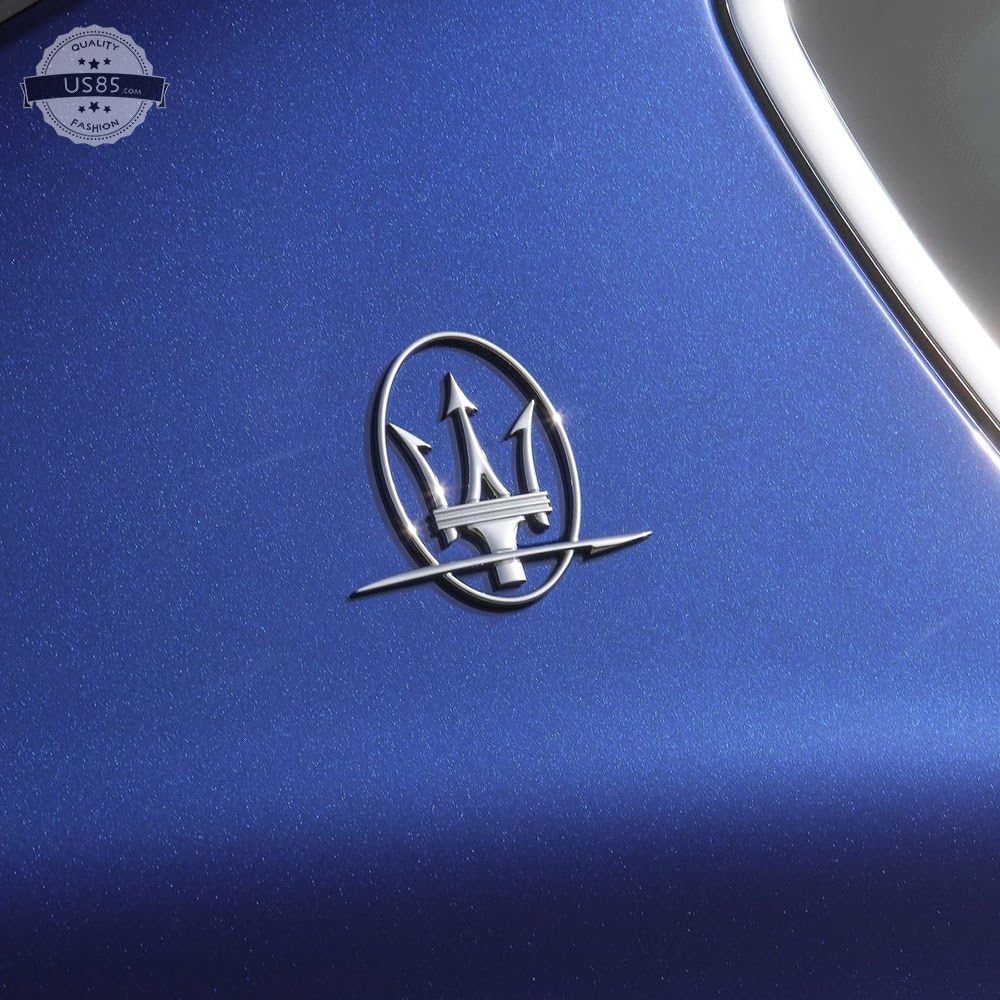 Amazon Us85 Maserati Quattroporte Granturismo Ghibli Levante Rh Lhサイドロゴ エンブレムバッジ バイク用エンブレム 車 バイク
