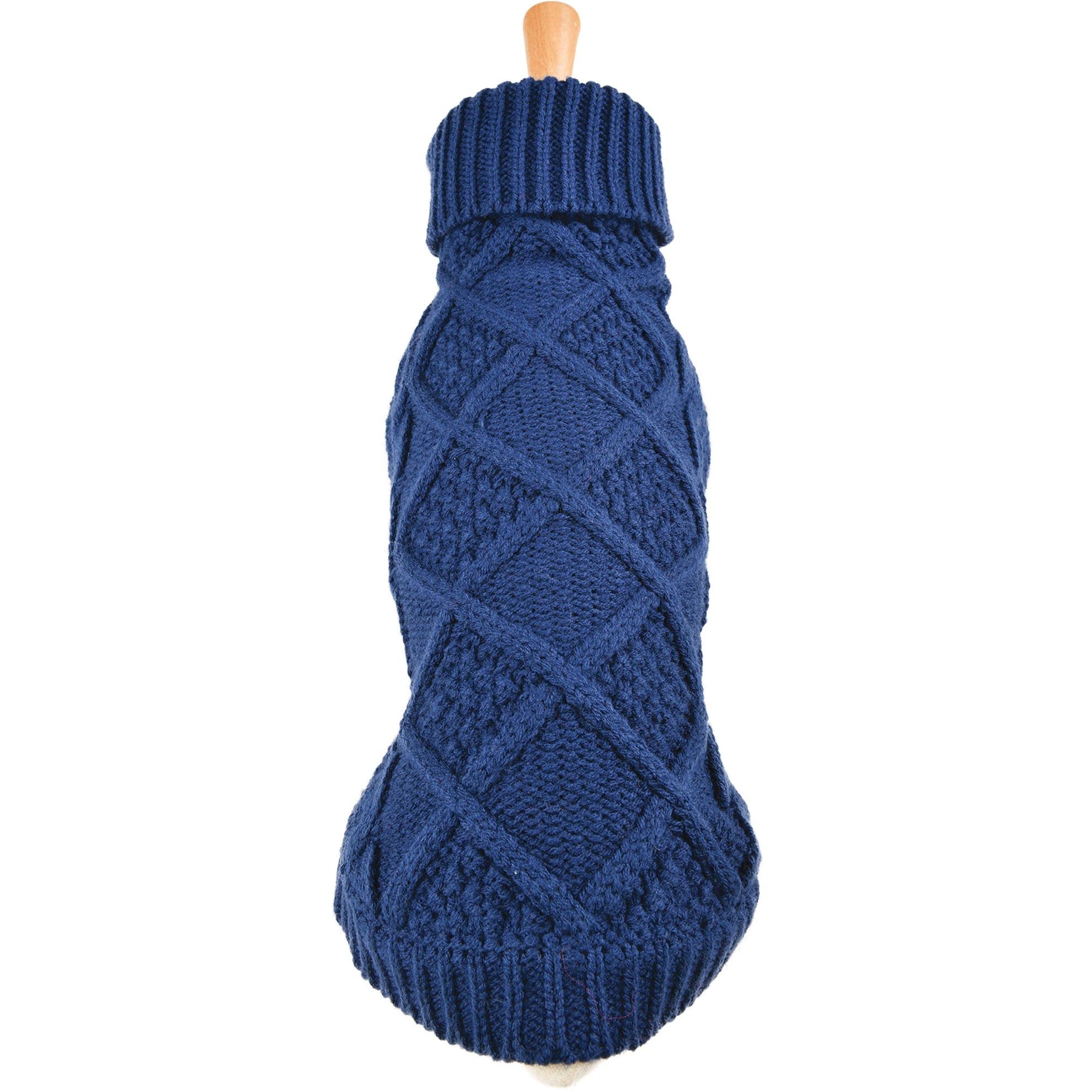 Doogy Fantasy Twisted Dog Jumper Blue