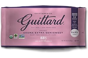 GUITTARD Organic WTG Akoma Semisweet Chocolate Chips, 10 OZ