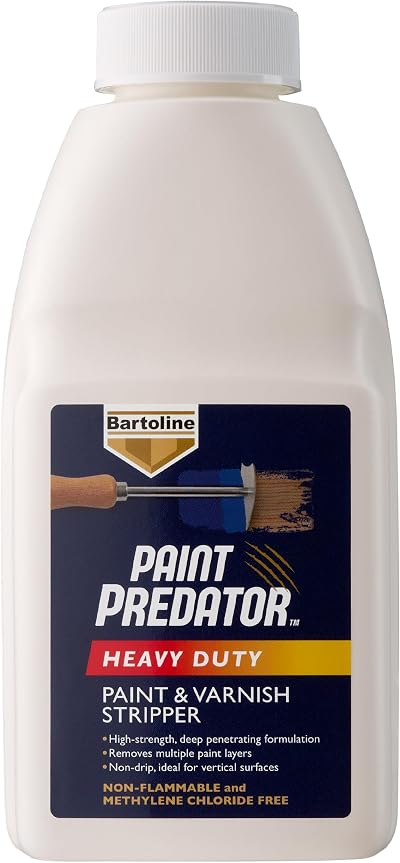 Bartoline Paint Predator Heavy Duty Varnish Stripper 500ml Non-Caustic
