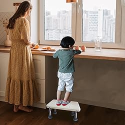 Aliseniors Step Stool for Adults with Non-Skid