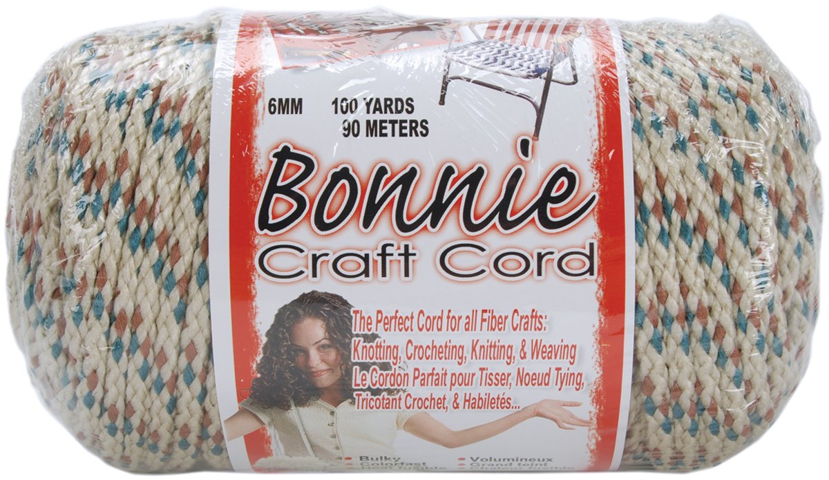 Pepperell polyolefin fiber Bonnie Macrame Craft Cord 6 mmx 100 yard-Sandlewood