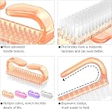 Larbois Nail Cleaning Brush with Plastic Handle Soft Bristles Home Spa view 3