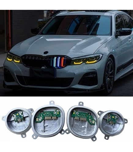 Amazon.com: 4Pcs Ice Blue DRL Angel Eyes LED Boards Set Fit For
