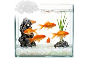 150 Pcs Artificial Glow in The Dark Pebbles, Decorative Fish Tank Rocks Pebbles for Outdoor Indoor Garden Vase Plants Fish Ta