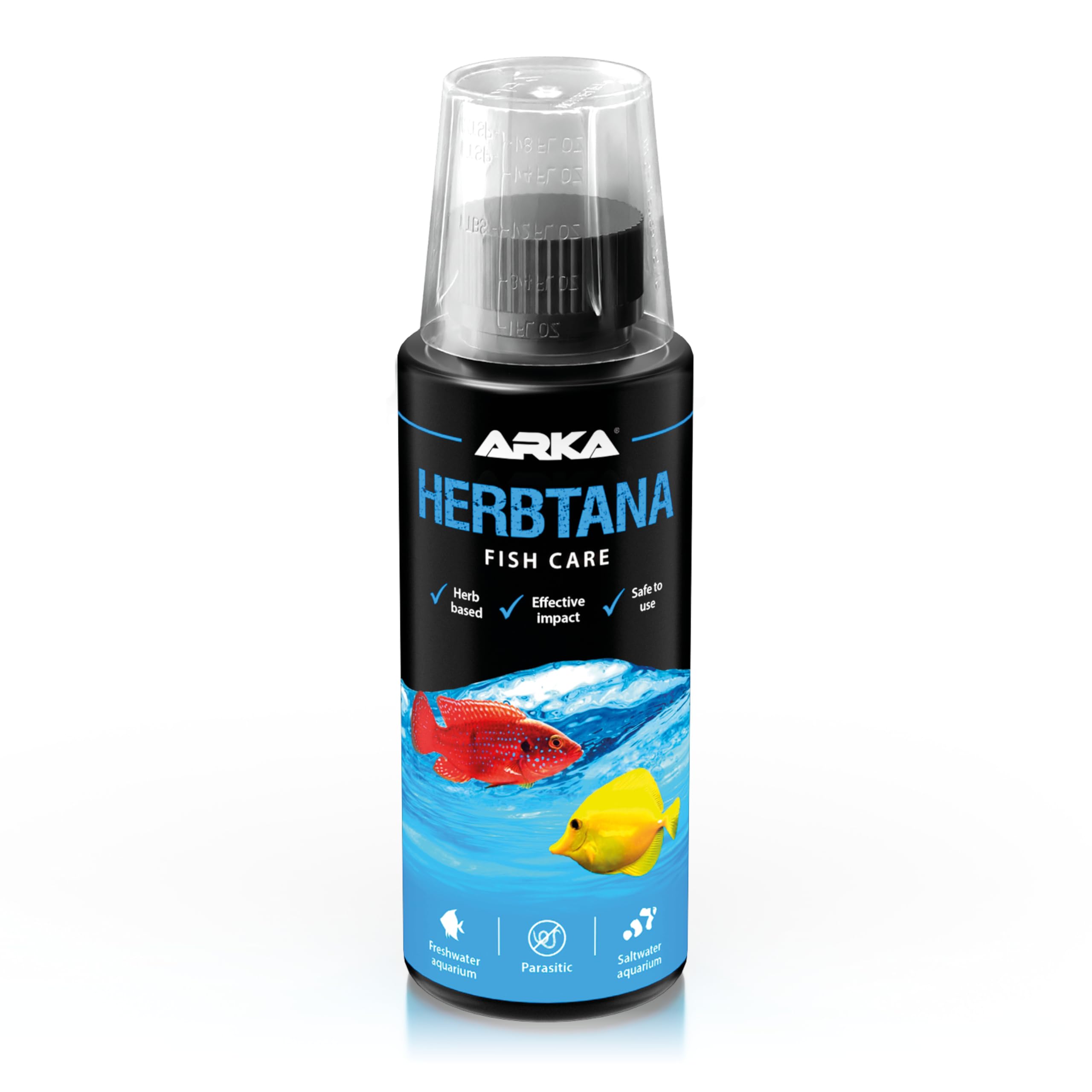 ARKA - Herbtana – Herbtana – Herbal Based Care Preparation for Optimal Support of the Immune System for Fish in Any Sea Water & Freshwater Aquarium, 118 ml