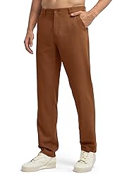 Willit Men's Linen Pants Casual Linen Dress Pants