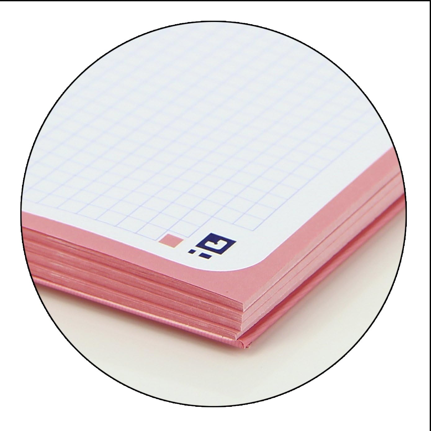 Oxford, A4+ Notebook, Microperforated, Extra Cover, 5 x 5 Grid, 80 Sheets, Europeanbook1 Touch Colour Flamingo Pastel - Image 4