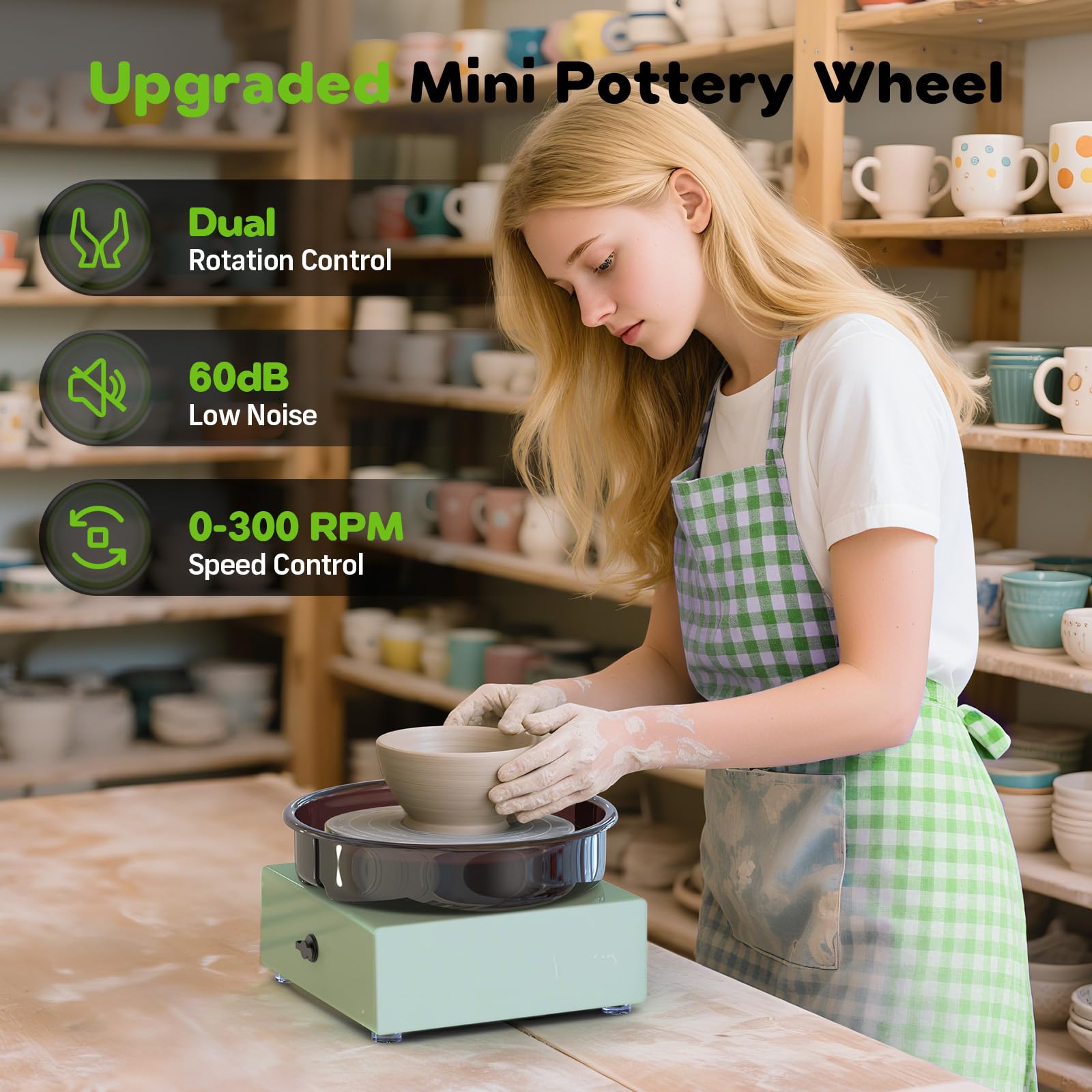 Alldeer Pottery Wheel for Kids - 6